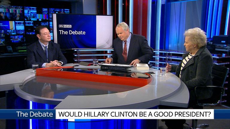 debate on Hilary clinton