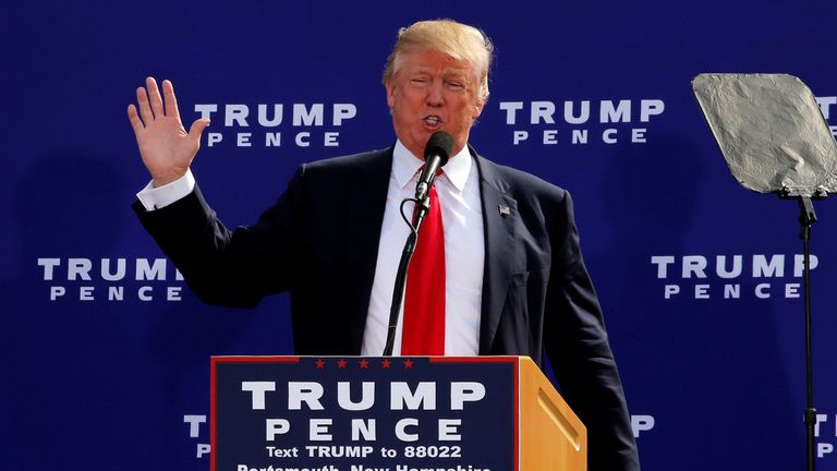 Donald Trump comes out fighting in New Hampshire 