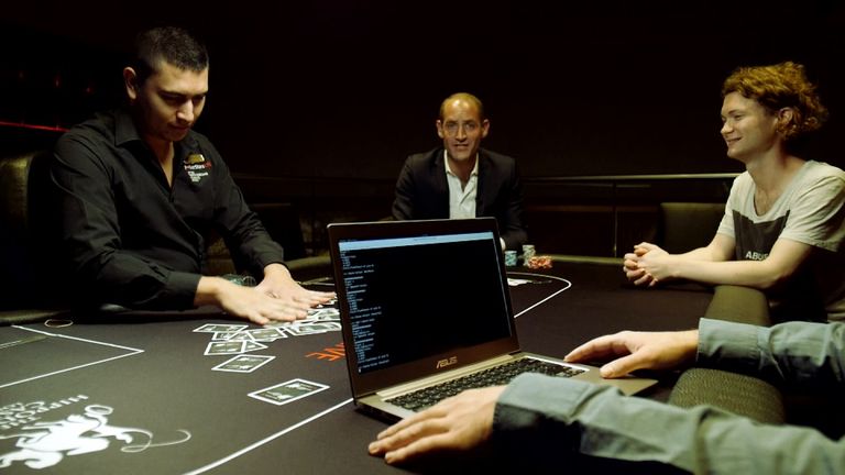 Sky&#39;s Tom Cheshire takes on a computer at poker
