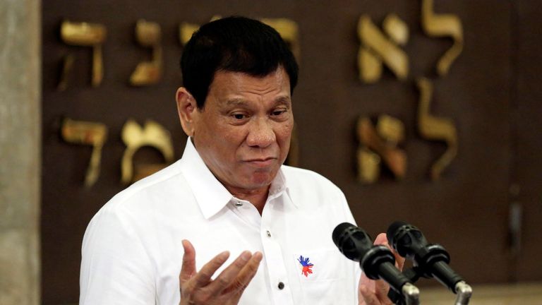 The Philippine leader said he has lost all respect for America