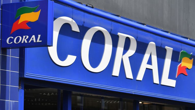 A Coral betting shop in Glasgow