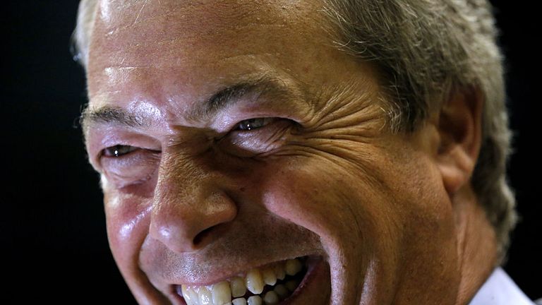UKIP wants a peerage for Nigel Farage