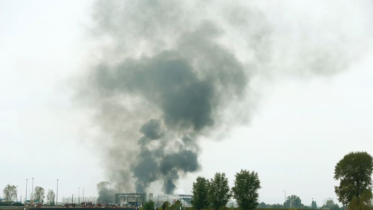 Two killed BASF chemical plant explosion in Germany | World News | Sky News