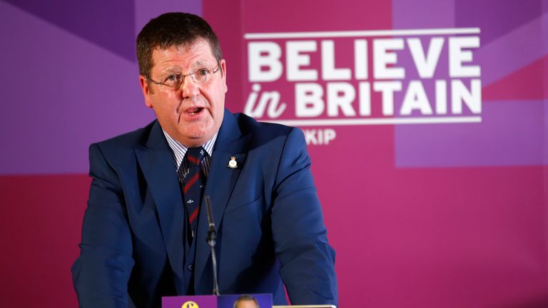 Mike Hookem, who Steven Woolfe accuses of coming at him