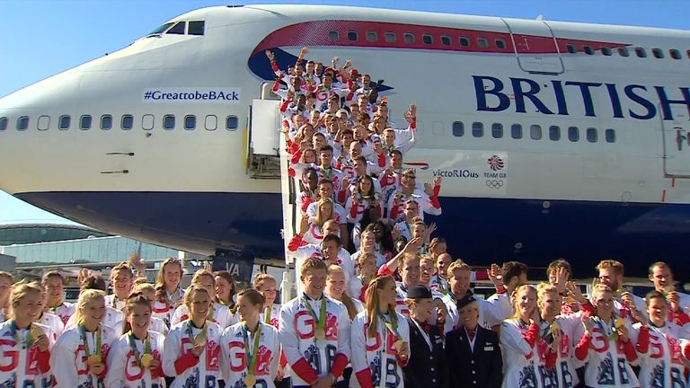 Team GB return to UK