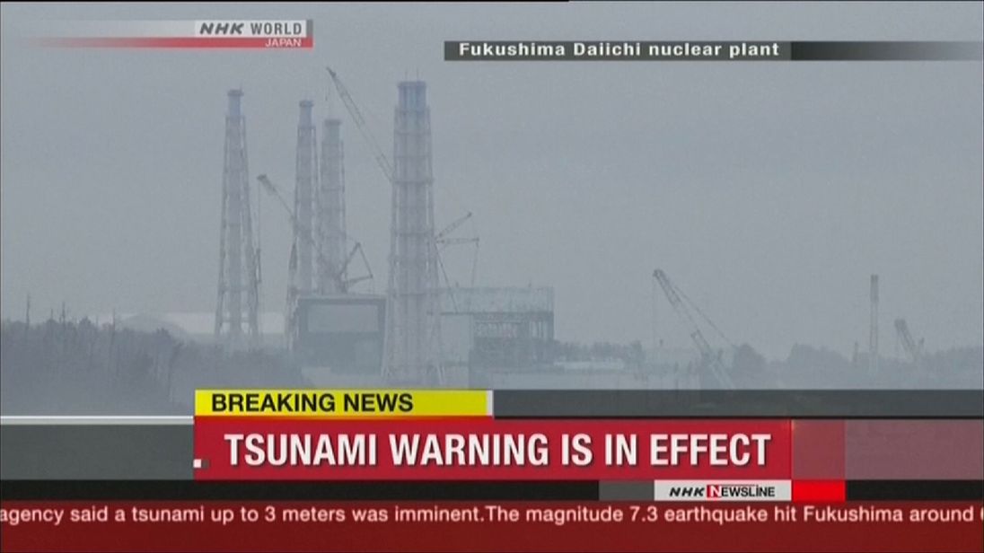 Fukushima tsunami warning lifted after strong quake hits Japan