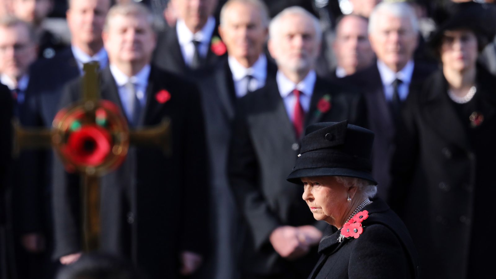 Britain honours war dead on Remembrance Sunday | UK News | Sky News