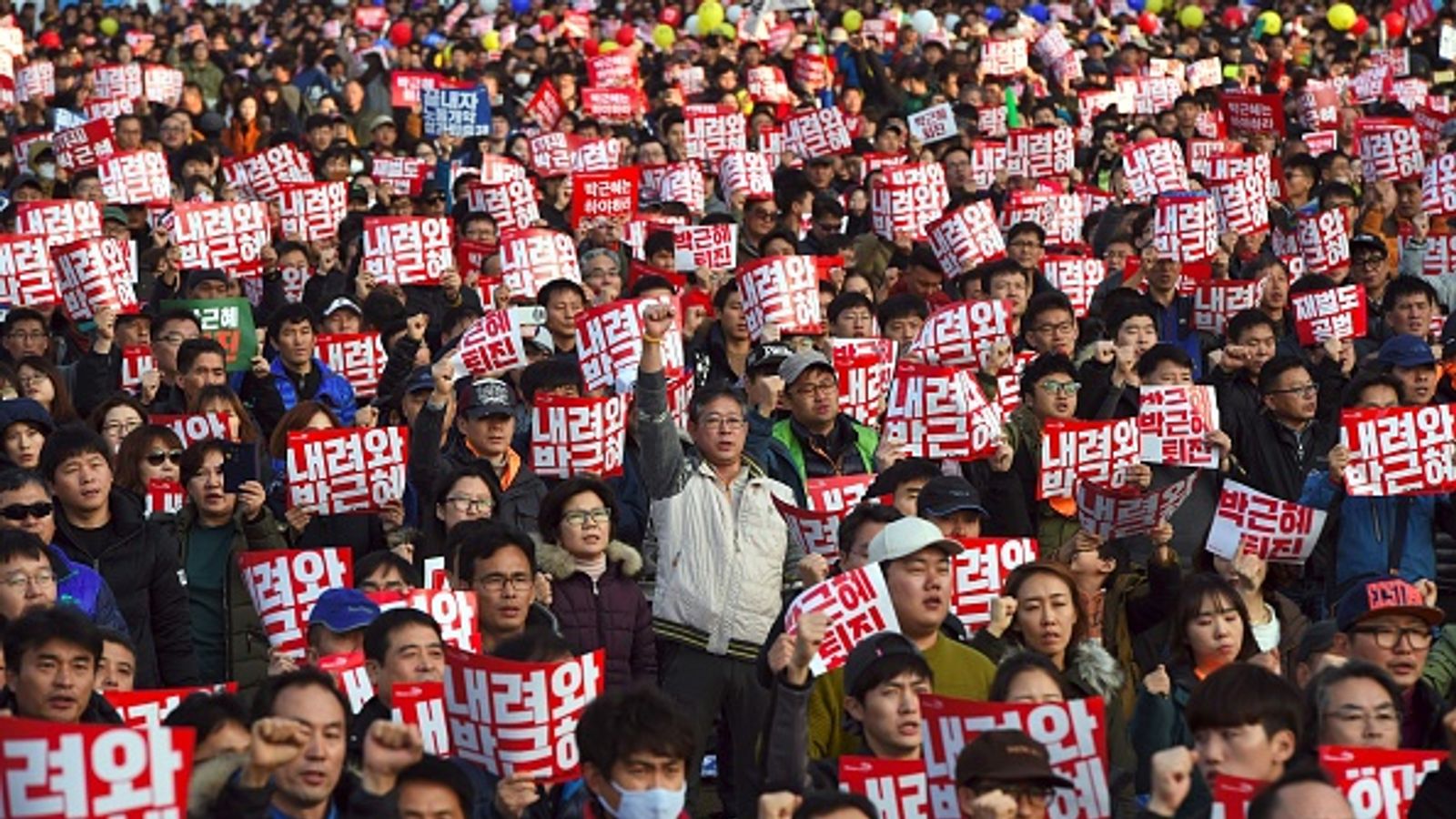 Protesters Demand South Korean President Park Geun Hye Resign World