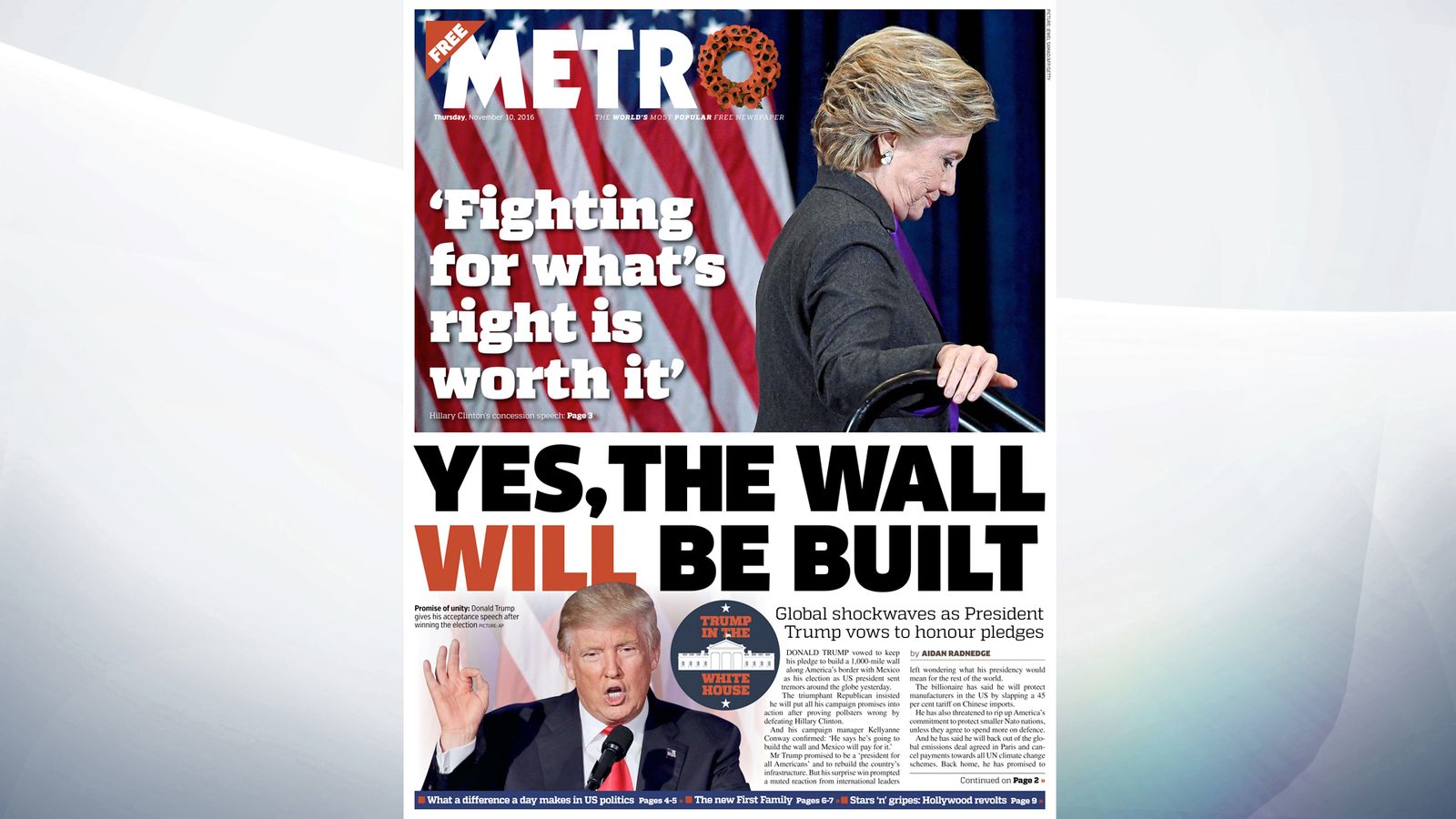 Thursday's national newspaper front pages UK News Sky News