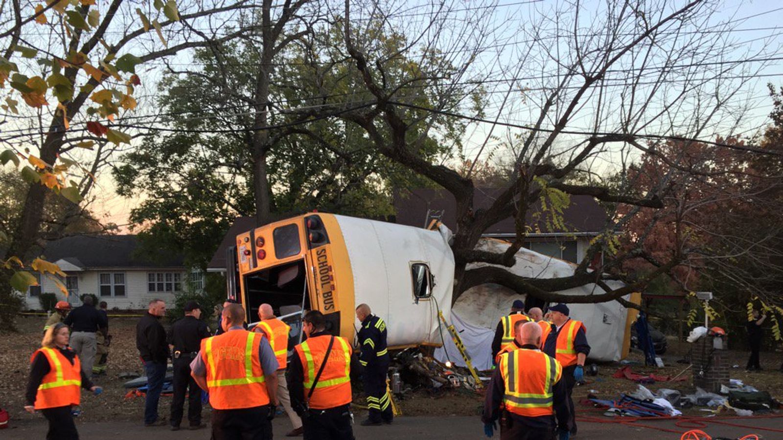 Driver charged after school bus crash in US kills six children | World ...