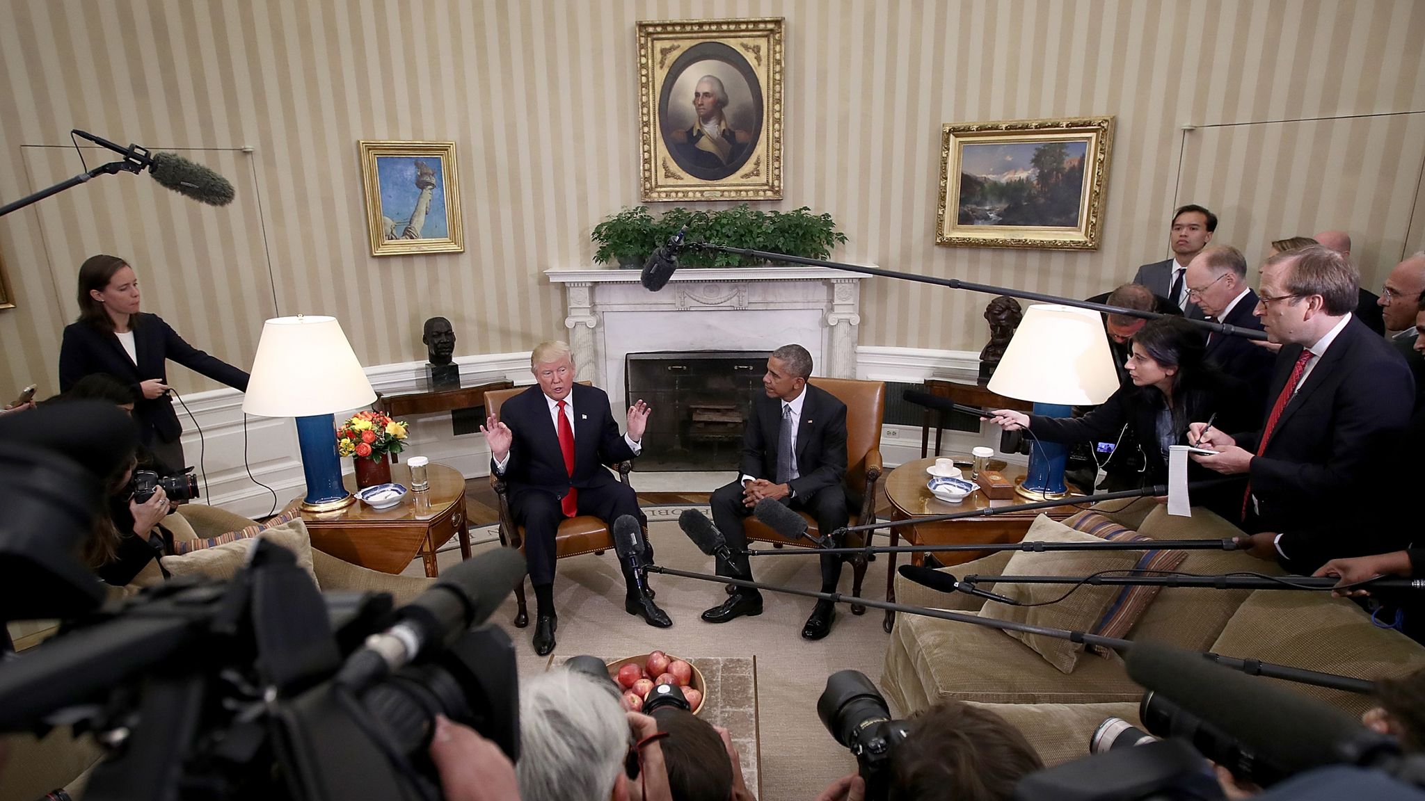 Barack Obama says he had 'excellent' talks with Donald Trump | World ...