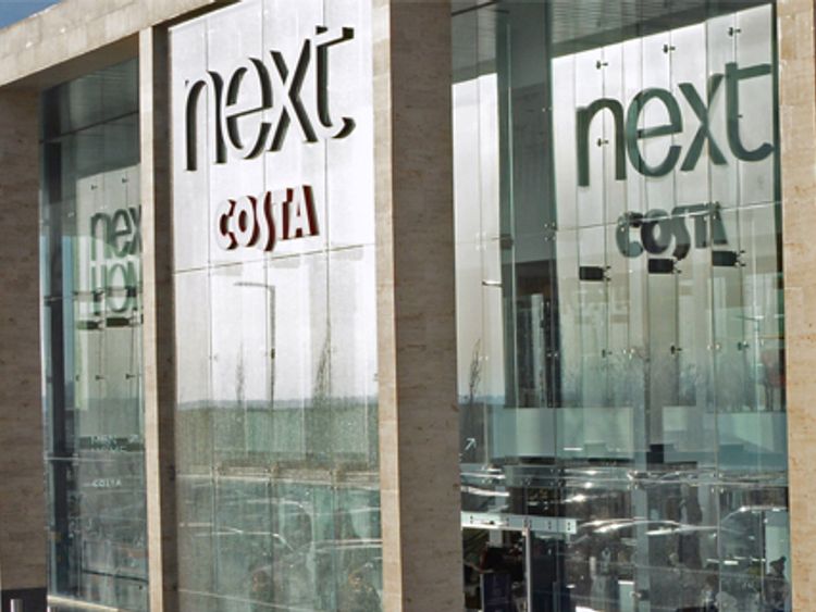Next says it saw a pick-up in sales in October
