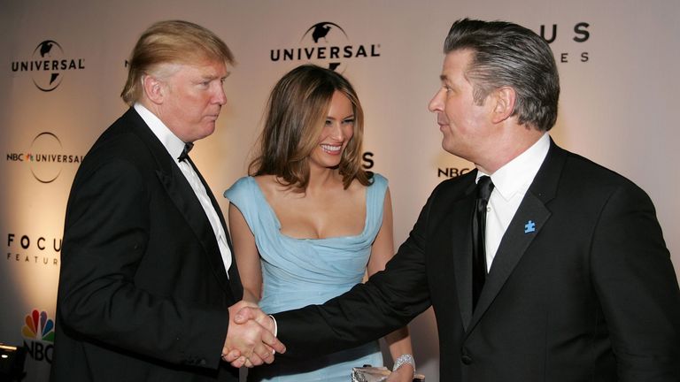 Donald Trump and Alec Baldwin met at a party in Hollywood in 2007
