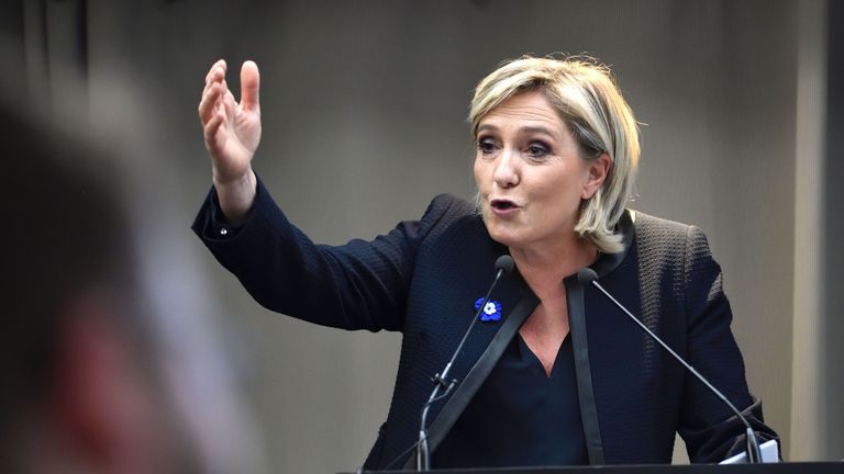 Marine Le Pen: &#39;It&#39;s an emergence of a new world&#39;