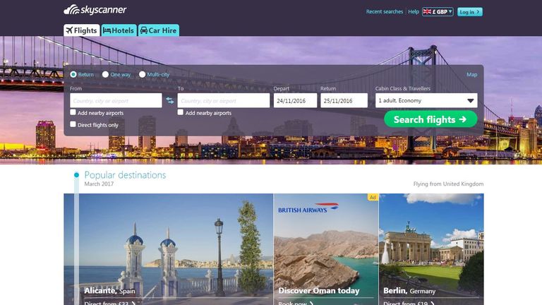 Chinese giant snaps up UK travel website Skyscanner for £1.4bn ...