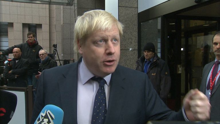 Boris Johnson urges people to support Donald Trump