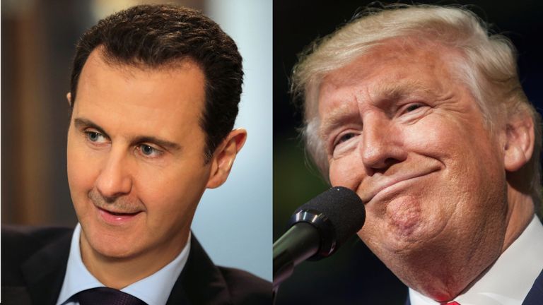 Mr Assad says he is &#39;dubious&#39; about some of the US President-elect&#39;s pledges