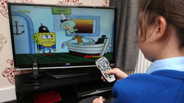Nine in 10 children still tend to watch TV every evening