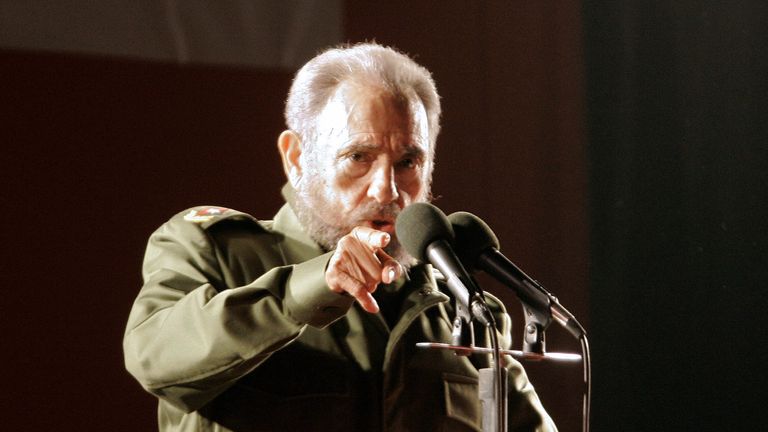Fidel Castro stood down from office in 2008