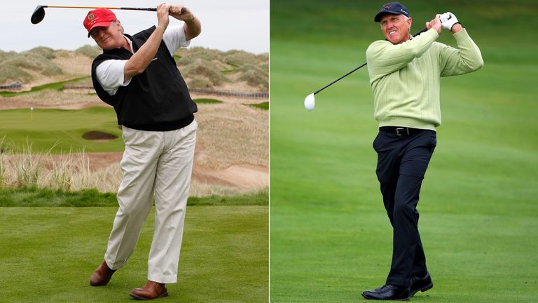 Donald Trump and Greg Norman are friends through their shared love of golf