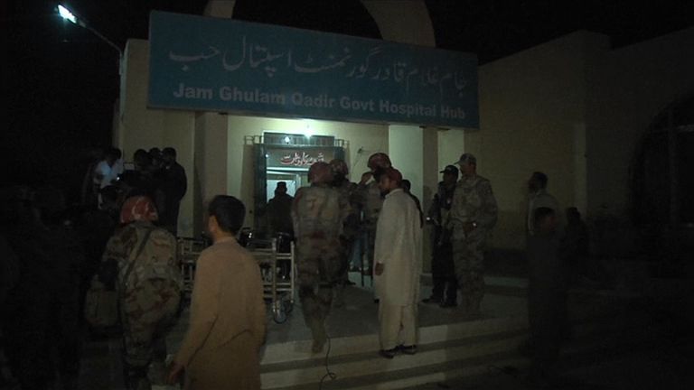 Victims were taken to a hospital in Hub