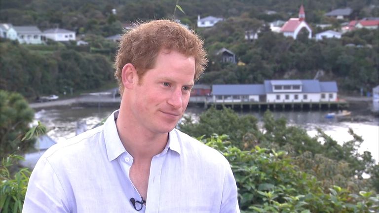 Prince Harry in Australia and New Zealand