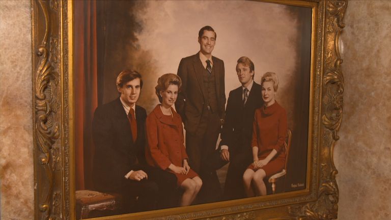Portrait of Trump family, showing Freddy Trump (Donald&#39;s brother) standing in the centre.