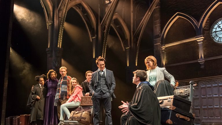A scene from the West End production of the new play Harry Potter and the Cursed Child, photo by Manuel Harlan