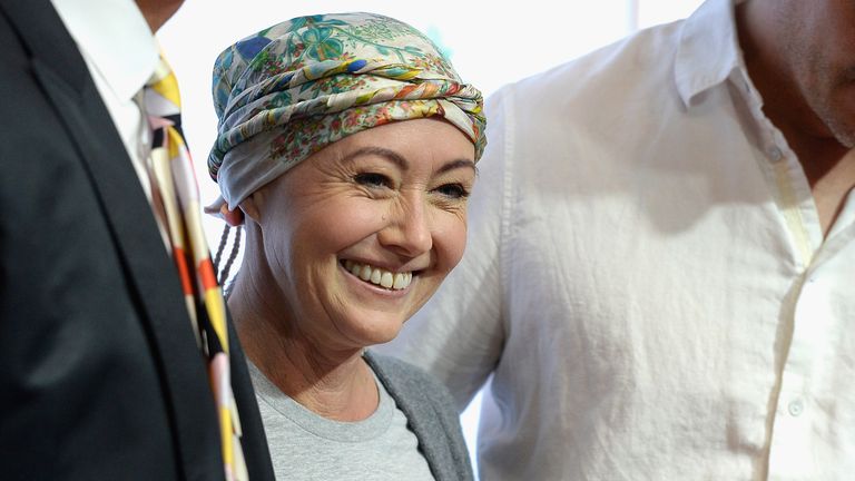 Shannen Doherty has used social media to document her battle with breast cancer