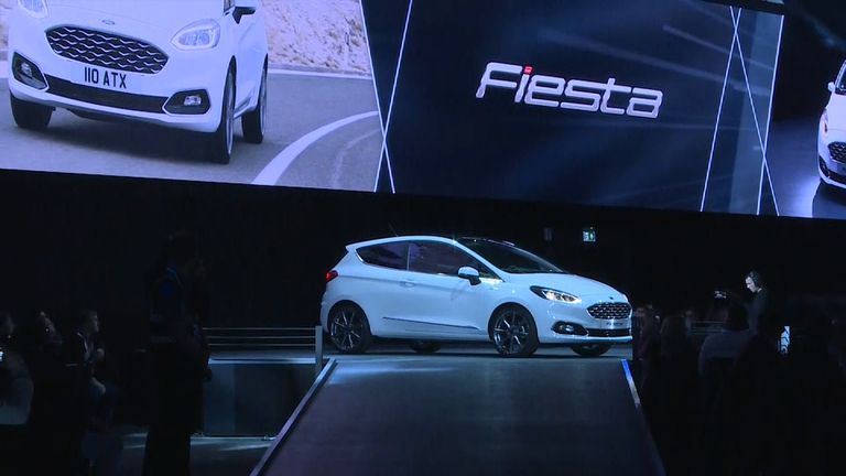 Ford&#39;s new Fiesta unveiled in Cologne November 2016