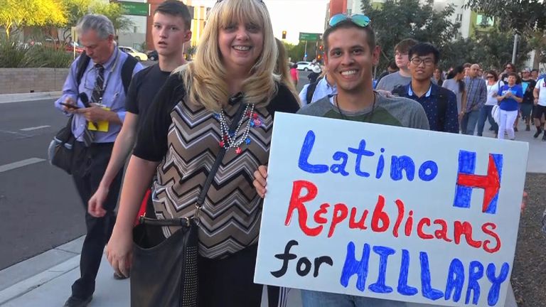 Latino vote in Arizona could swing it for Clinton in the State
