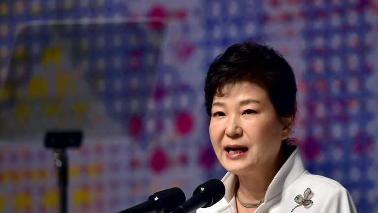 South Korea&#39;s president Park Geun-hye