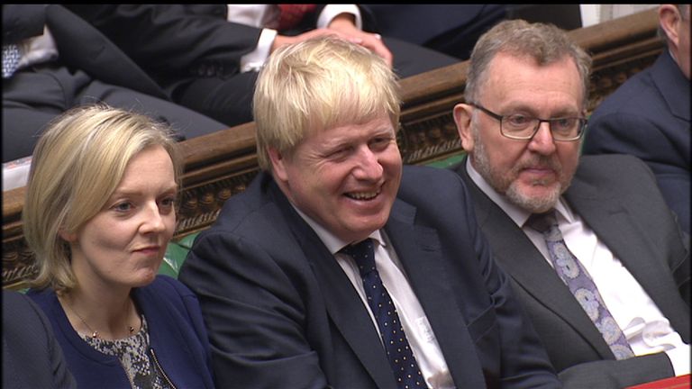 Foreign Secretary Boris Johnson