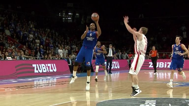 Anadolu Efes 100-79 Crvena Zvezda | Video | Watch TV Show | Sky Sports