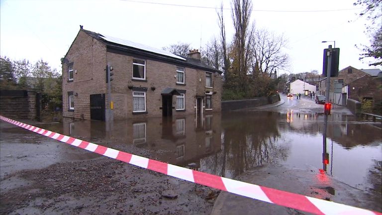 Flooding in Stalybridge