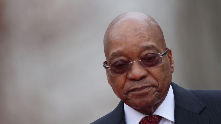 Mr Zuma easily survived an impeachment vote in 2016