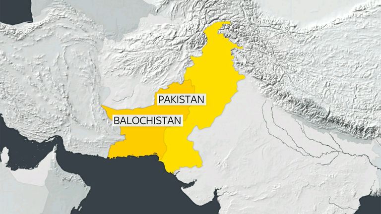 The Shah Noorani shrine is near Hub, Balochistan