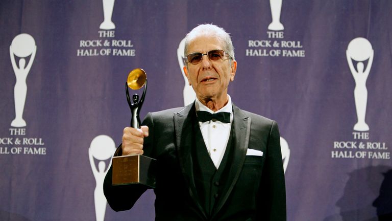 Cohen was inducted into the Rock and Roll Hall of Fame in 2008