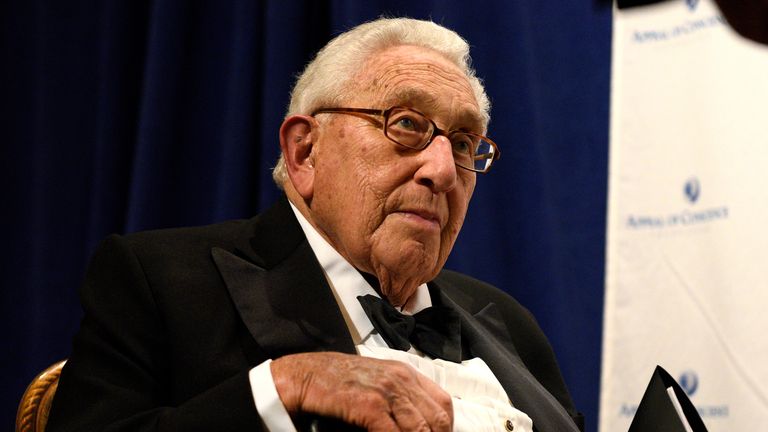 Mr Trump is said to have taken advice from Henry Kissinger
