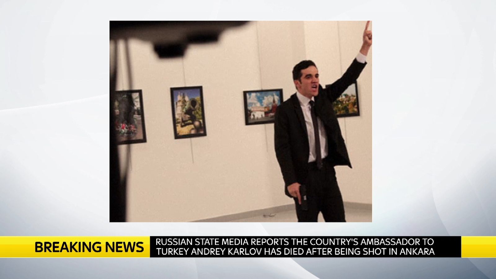 Russian ambassador shot in Turkey | Scoop News | Sky News