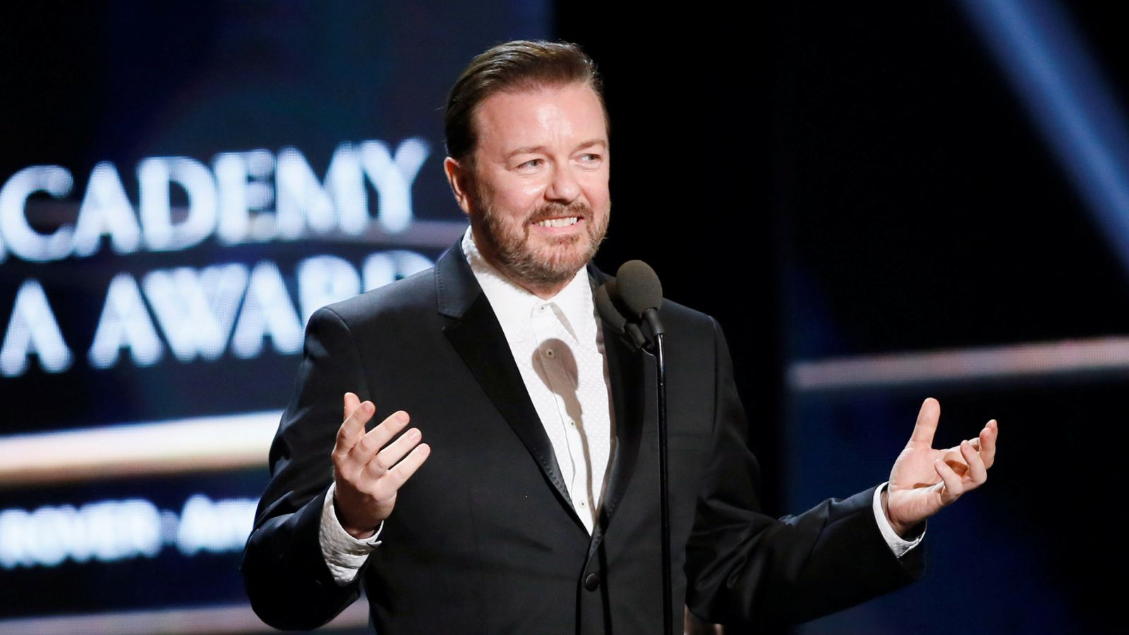 Ricky Gervais as Oscars host? 'It would be carnage' | Ents & Arts News