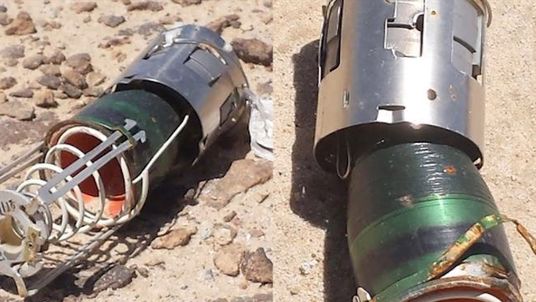 Sky News was shown images which appeared to UK-made cluster bombs in Yemen