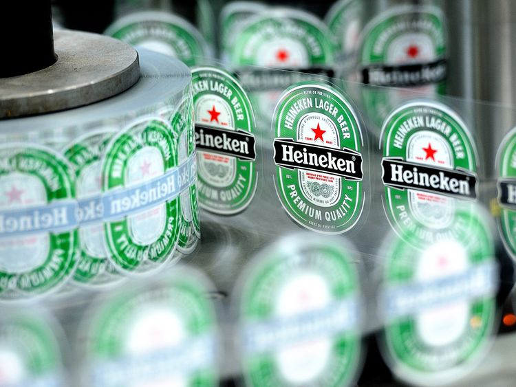 Heineken shares fall most in three years, as Brazil eats into margins