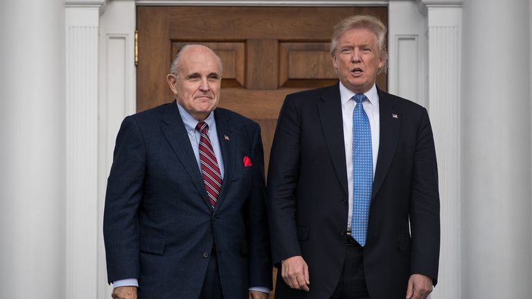 Former New York mayor Rudy Giuliani formally withdrew from consideration for the Secretary of State job