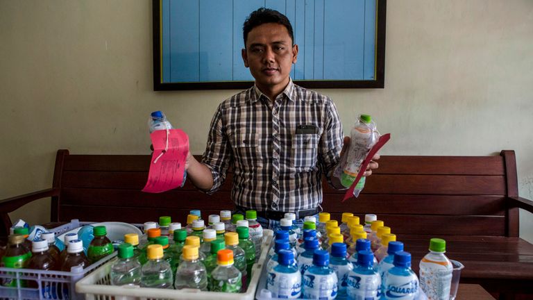 Poisoning with surrogate alcohol is common throughout the former Soviet Union. Pic: File