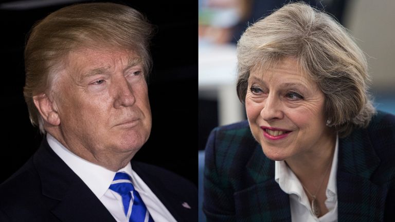 The PM was the 11th world leader Mr Trump spoke to following his election win