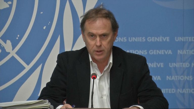 Rupert Colville 
Spokesman for the UN High Commissioner for Human Rights