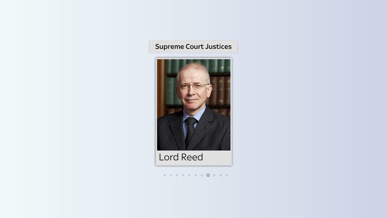 Supreme Court Judge Lord Reed