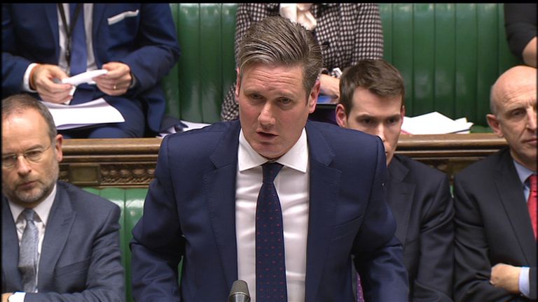 Keir Starmer, shadow brexit secretary