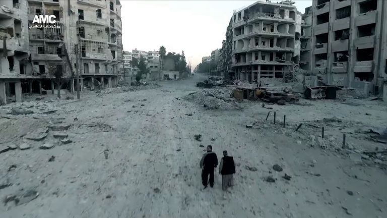 Devastation in Aleppo captured by the Aleppo Media Centre